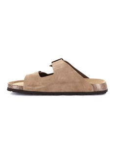 Grunland Ciabatta Uomo Arizona Bio Birk Camoscio Tortora