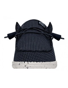 Hey Dude Slipon Uomo Wally Sport Elastic Tessuto Navy