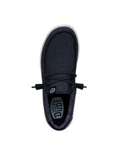 Hey Dude Slipon Uomo Wally Sport Elastic Tessuto Navy