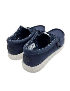 Hey Dude Slipon Uomo Vaschetta Alta Elastic Tessuto Navy