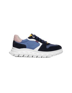 Callaghan Sneakers Uomo Squalo 2 Dettagli Camoscio Blu Multi