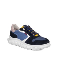 Callaghan Sneakers Uomo Squalo 2 Dettagli Camoscio Blu Multi