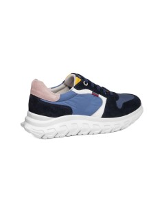 Callaghan Sneakers Uomo Squalo 2 Dettagli Camoscio Blu Multi