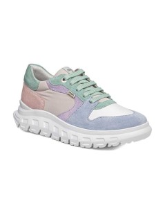 Callaghan Sneakers Sirena 2 Dettagli Camoscio Tessuto Cielo Bianco