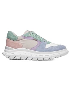 Callaghan Sneakers Sirena 2 Dettagli Camoscio Tessuto Cielo Bianco