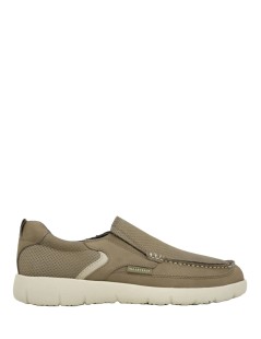 Valleverde Mocassino Slipon Camoscio Microtraforato Taupe