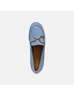 Geox Mocassino Basso Palmaria Morsetto Camoscio Blu