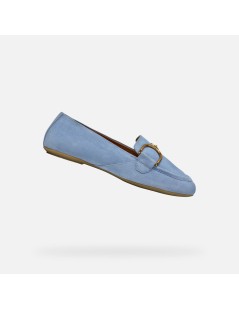 Geox Mocassino Basso Palmaria Morsetto Camoscio Blu