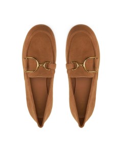 Geox Mocassino Basso Palmaria Morsetto Camoscio Cognac