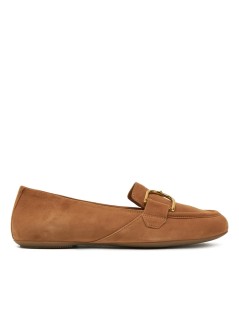 Geox Mocassino Basso Palmaria Morsetto Camoscio Cognac