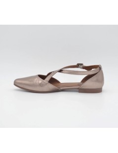 Bueno Ballerina Incrocio Punta Nappa Bronzo
