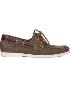 Callaghan Stringate Uomo Vela Fondo Bianco Nabuk Kaky