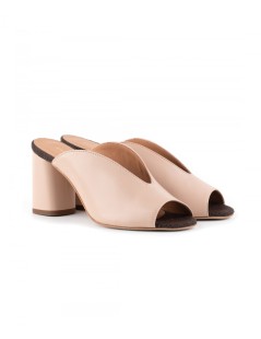 Lazzari Felici Ciabatta Tacco Fascia con Scollo V Nudo