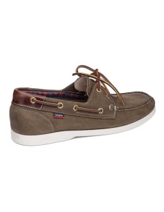 Callaghan Stringate Uomo Vela Fondo Bianco Nabuk Kaky