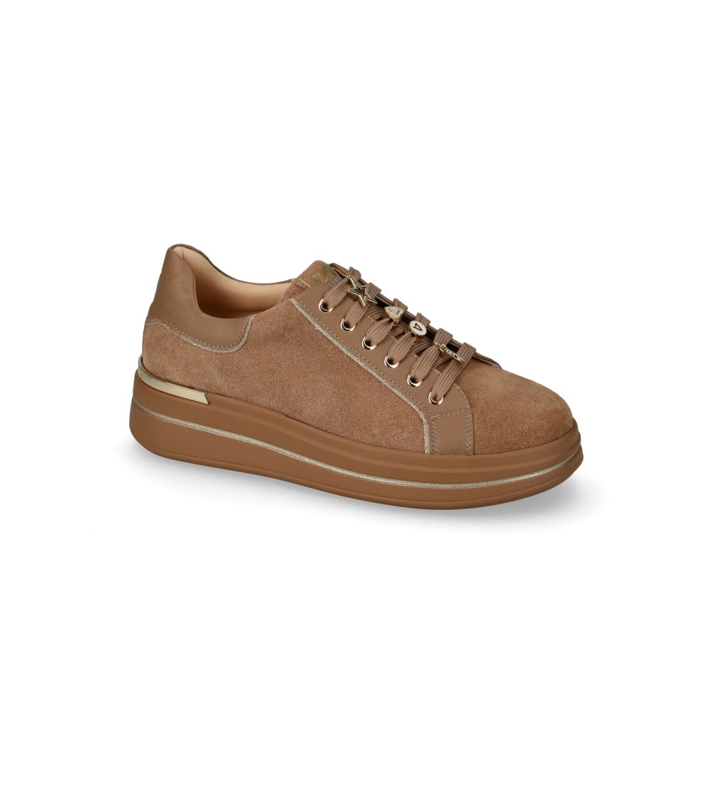 Valleverde Sneakers Fondo Medio Lacci Accessori Dettagli Glitter Talpa