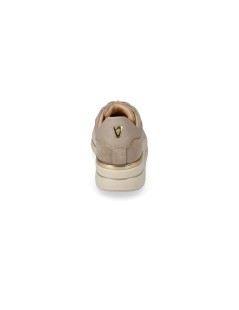 Valleverde Sneakers Fondo Medio Lacci Accessori Dettagli Glitter Tortora
