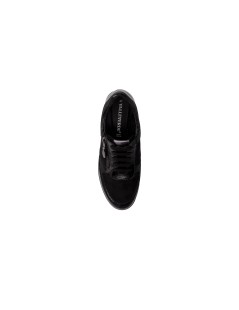 Valleverde Sneakers Fondo Medio Zip Laterale Dettagli Naplak Nero