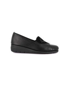 Grunland Mocassino Classic Comfort Puntale Vernice Strass Nappa Nero