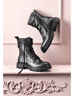 Grunland Anfibio Medio Fondo Carro con Zip Laterale Nappa Nero