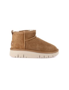 Grunland Tronchetto Hug Fondo Alto Peluche Caviglia Cuoio