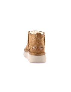 Grunland Tronchetto Hug Fondo Alto Peluche Caviglia Cuoio