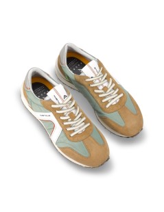 Ambitious Rhome Sneakers Inserti Tessuto Sabbia Menta