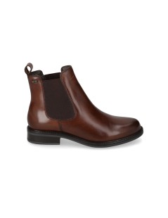 Valleverde Beatles Liscio Elastici Laterali Logo Marrone