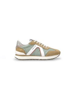 Ambitious Rhome Sneakers Inserti Tessuto Sabbia Menta