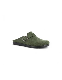 Grunland Ciabatta Uomo Bio Boston Plantare Estraibile Feltro Foresta