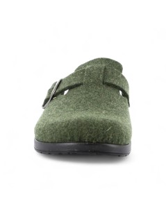 Grunland Ciabatta Uomo Bio Boston Plantare Estraibile Feltro Foresta