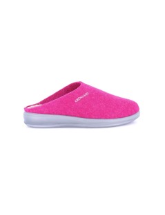 Grunland Ciabatta Flat tutto Feltro Fuxia Sabbia