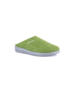 Grunland Ciabatta Flat tutto Feltro Verde Beige