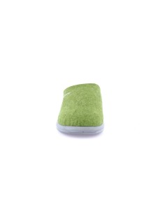 Grunland Ciabatta Flat tutto Feltro Verde Beige