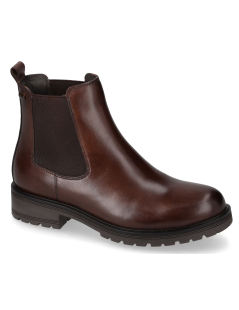 Valleverde Beatles Liscio Elastici Laterali Logo Marrone