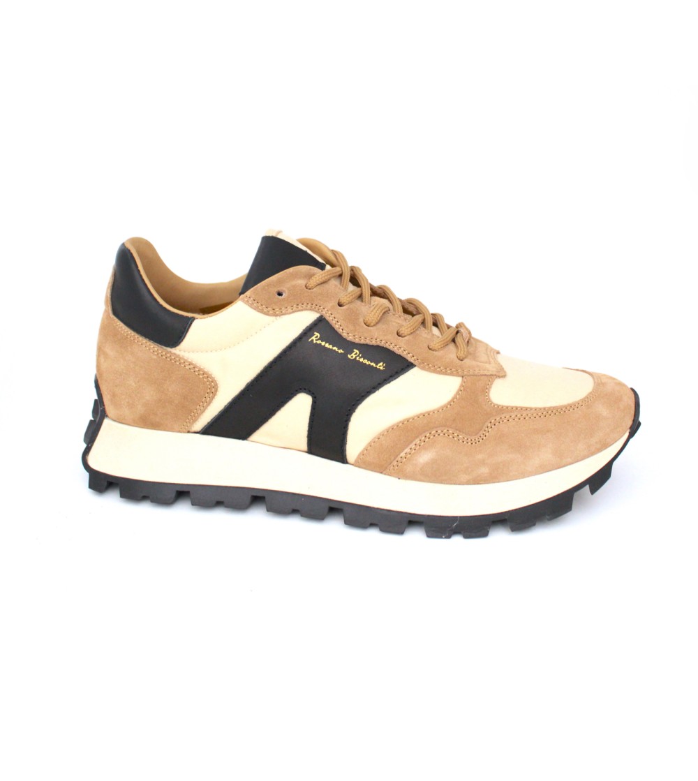 Rossano Bisconti Sneakers Balance Teston Beige Nero