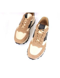 Rossano Bisconti Sneakers Balance Teston Beige Nero