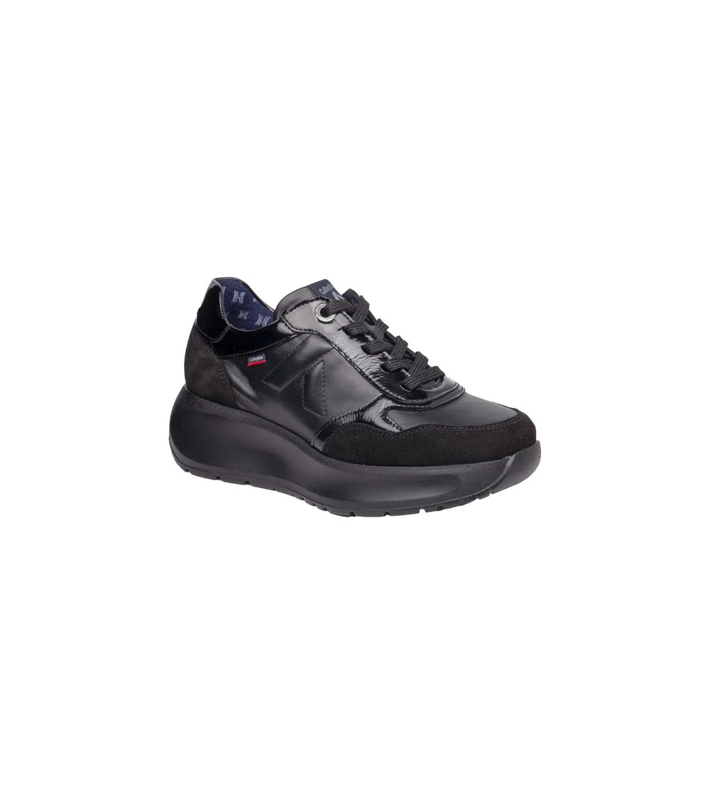 Callaghan Sneakers Grace Platform Vaschetta Pelle Nero