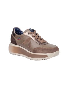 Callaghan Sneakers Grace Platform Vaschetta Pelle Tartufo