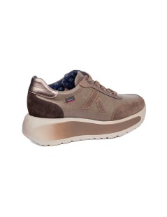 Callaghan Sneakers Grace Platform Vaschetta Pelle Tartufo