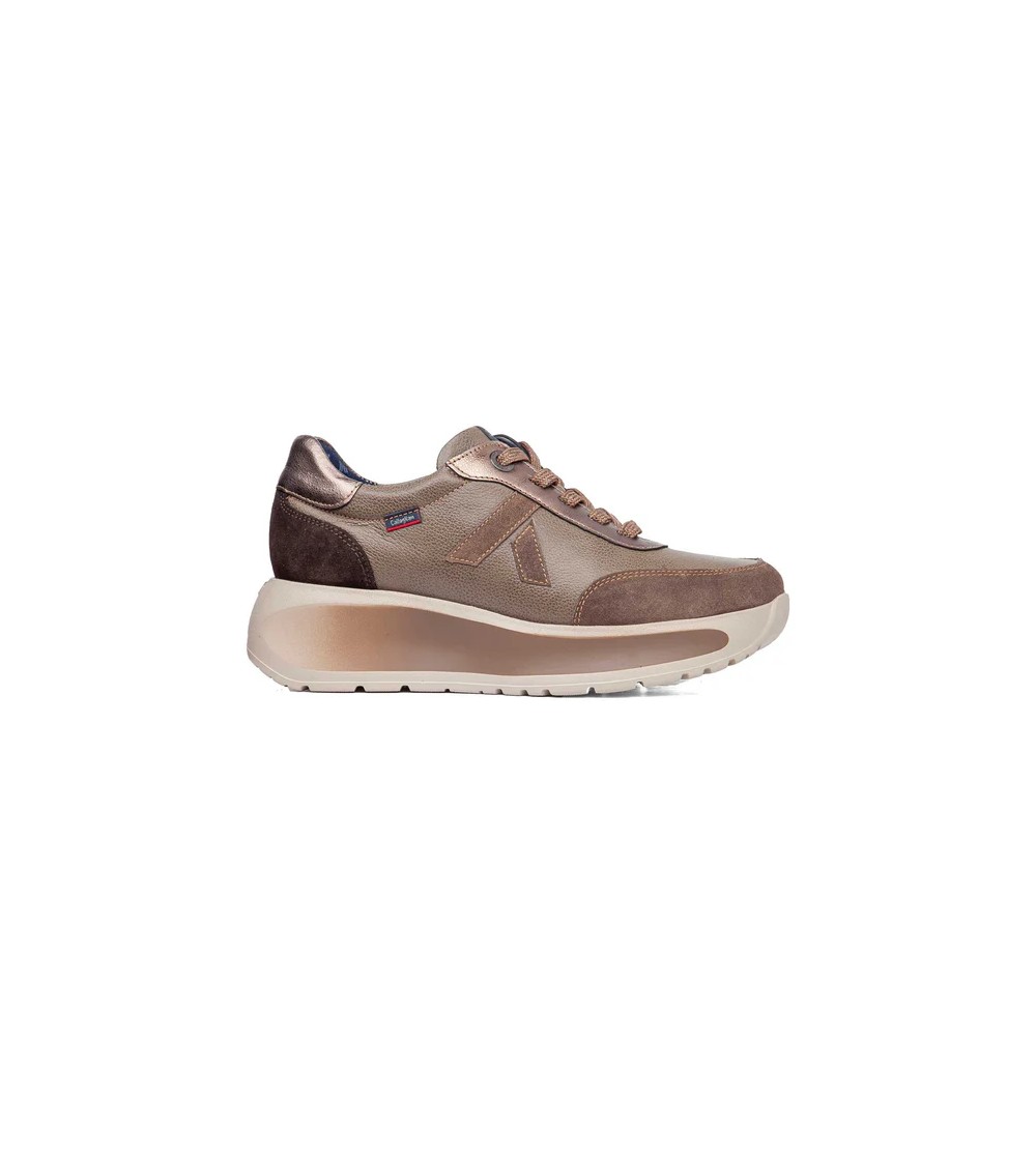 Callaghan Sneakers Grace Platform Vaschetta Pelle Tartufo