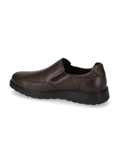 Valleverde Mocassino Uomo Slipon Elastici Laterali Nappa Marrone