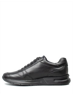 Callaghan Golliat S.I. Sneakers tutta pelle fondo medio zip Nero