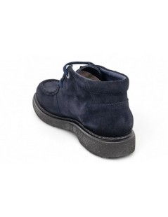 Callaghan Free Crep Polacchino Vaschetta Cucita Fondo Gomma Blu