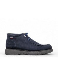 Callaghan Free Crep Polacchino Vaschetta Cucita Fondo Gomma Blu