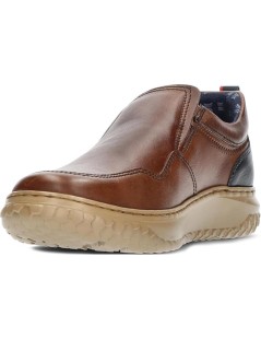 Callaghan Terrain Mocassino Slipon Cucitura Fondo Medio Marrone