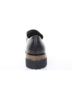 Vernissage Mocassino Morsetto Pelle Camoscio Nero Marrone