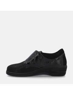 Susimoda Sneakers con Strappo Naplak Tessuto Elasticizzato Nero