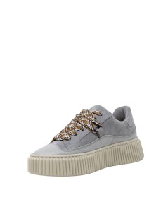 Méliné Sneakers Fondo Medio Lacci Larghi Grigio
