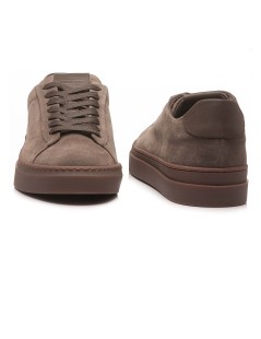 Stokton Sneakers Cassetta Plantare Estraibile Camoscio Marrone