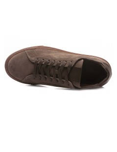 Stokton Sneakers Cassetta Plantare Estraibile Camoscio Marrone